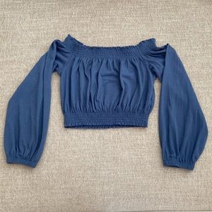 H&M Long Sleeve Crop Top